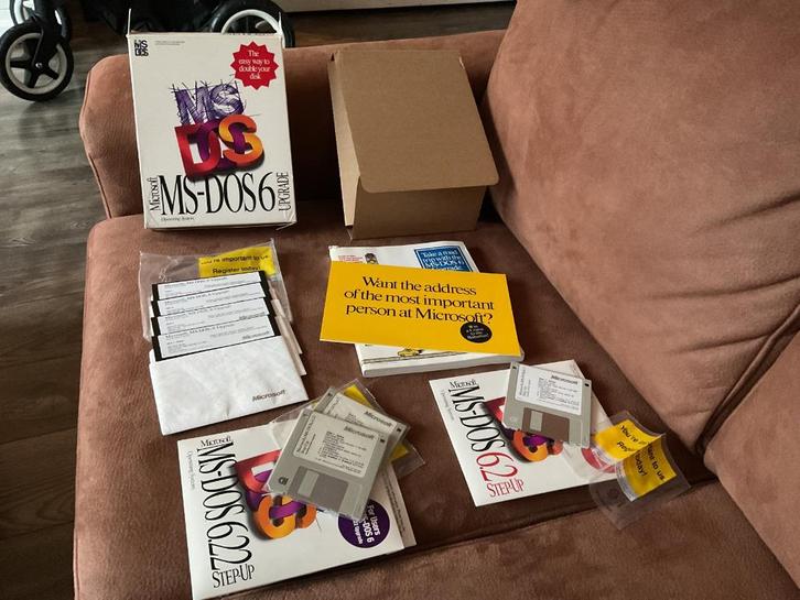 Microsoft MS-DOS 6 upgrade Engels (1993), Computers en Software, Besturingssoftware, Ophalen of Verzenden