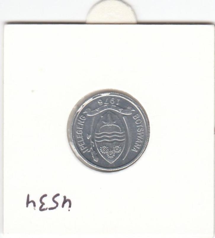 S13-K08-2211 Botswana 1 Thebe XF 1976 KM3, Postzegels en Munten, Munten | Afrika, Overige landen, Verzenden