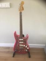 Squier Stratocaster pink flower, Muziek en Instrumenten, Snaarinstrumenten | Gitaren | Elektrisch, Ophalen of Verzenden, Gebruikt