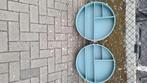 2x wandkastjes (rond), Ophalen, Zo goed als nieuw
