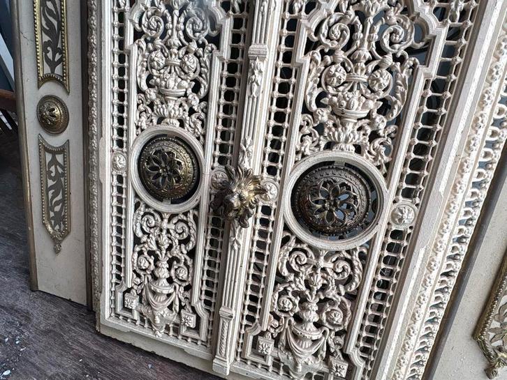 Antiek Victoriaans Haardscherm / Haarddeur, Antiek en Kunst, Antiek | Meubels | Kasten, Ophalen