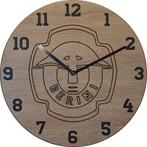 Themaklok met een Berini brommer logo, Ophalen of Verzenden, Nieuw, Wandklok