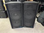 2 x speakersset 15 inch, Gebruikt, Subwoofer, 120 watt of meer, Ophalen