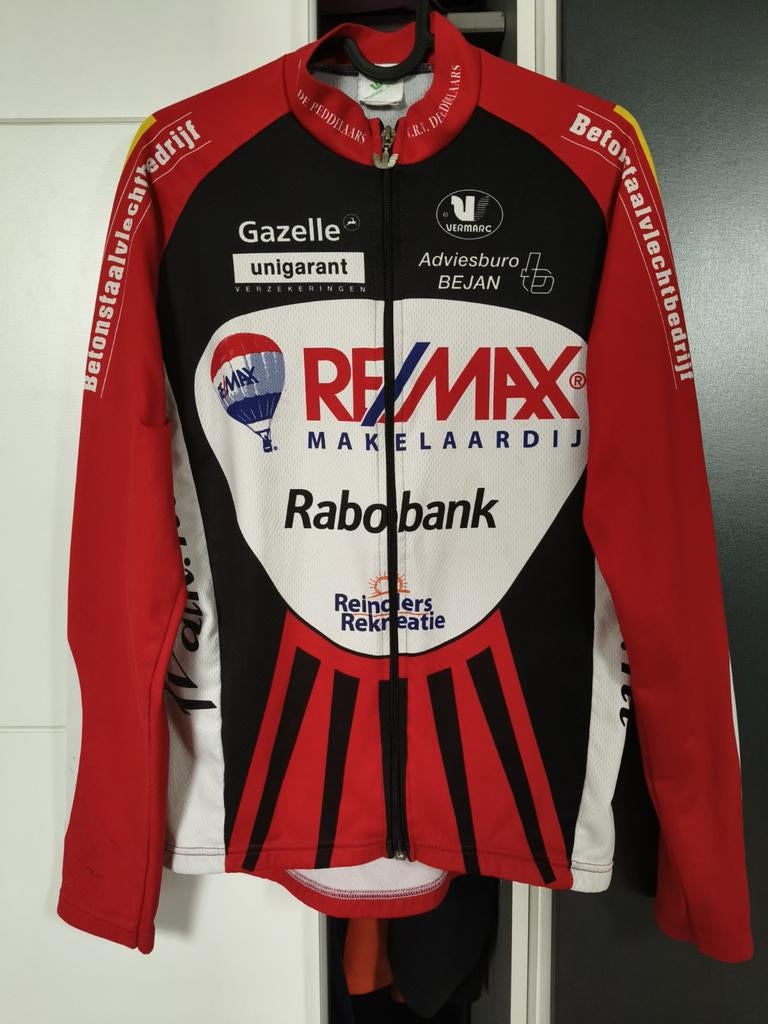 (M) Vermarc Sport Wielren Vestje Sponsors Polyester, Sport en Fitness, Wielrennen, Gebruikt, Kleding, Ophalen of Verzenden