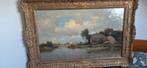Aris Knikker (1887-1962) - Gezicht op Nieuwkoop - groot form, Ophalen