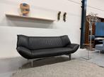Leolux Tango Bank 3 zits zwart leer Design verstelbaar, Leolux, Driepersoons, Ophalen of Verzenden, Leer