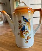 Mooie aardewerk porseleinen koffiekan of theekan. Vintage, Antiek en Kunst, Antiek | Servies los, Ophalen of Verzenden