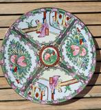Kantonees Chinees Famille rose medaillon wandbord 20 cm, Antiek en Kunst, Antiek | Porselein, Ophalen of Verzenden