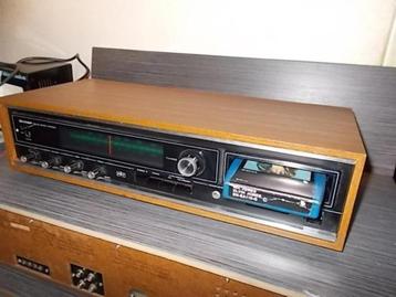 8-Track Recorder/Reciever + Tapes  beschikbaar voor biedingen