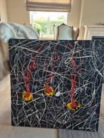 Abstract modern schilderij Jackson Pollock stijl, Ophalen of Verzenden