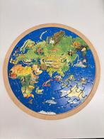 Leuke 2 in 1 houten kinderpuzzel 57 stukjes, Ophalen, Meer dan 50 stukjes, Van hout