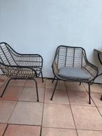 2 mooie lounge tuinstoelen karwei VT wonen flinders, Tuin en Terras, Tuinstoelen, Ophalen, Zo goed als nieuw, Hout