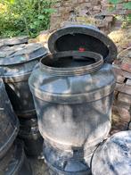 23 kunstof tonnen, Tuin en Terras, Regentonnen, 75 tot 150 liter, Ophalen, Gebruikt, Kunststof
