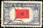 USA Verenigde Staten 918 - Vlag van Albanie, Ophalen of Verzenden, Noord-Amerika, Gestempeld