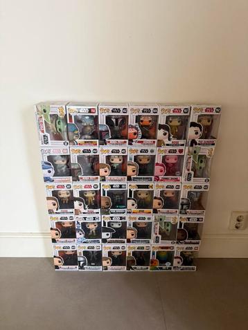 Partij Funko Pops Star Wars (30 stuks) beschikbaar voor biedingen