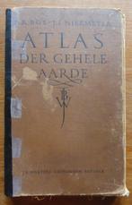 Atlas der gehele aarde 1947 P.R.Bos/J.F.Niermeyer, Gelezen, Bosatlas, Ophalen of Verzenden, 1800 tot 2000