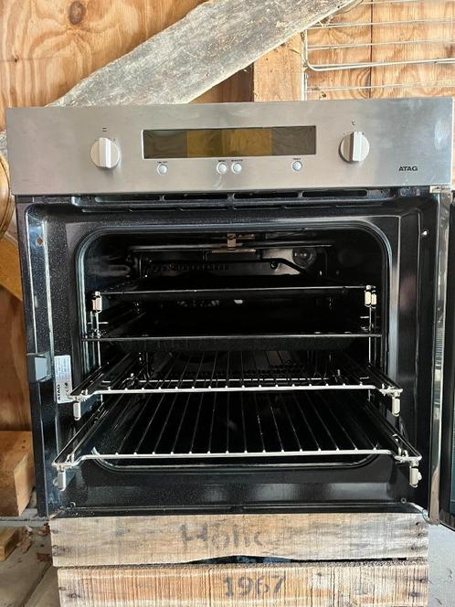 Atag elektrische Turbo hetelucht inbouw oven, Witgoed en Apparatuur, Fornuizen, Gebruikt, Inbouw, Elektrisch, 4 kookzones, Minder dan 85 cm