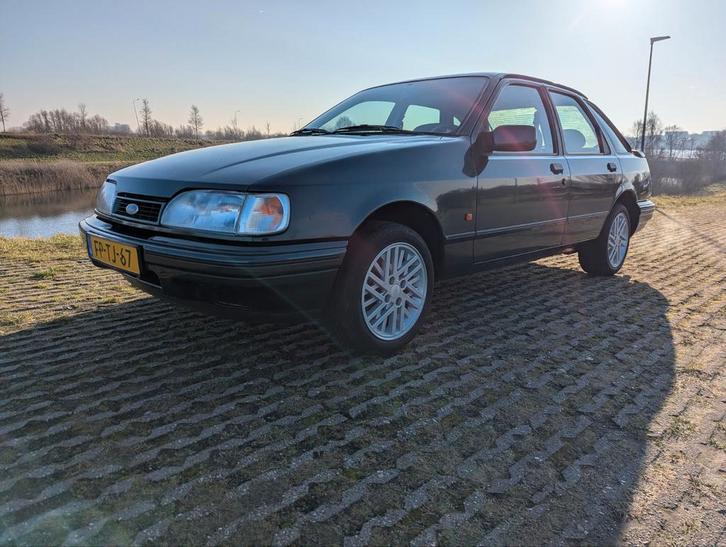Ford Sierra 2.0 I GT U9 1992 Groen cosworth velgen, Auto's, Ford, Particulier, Sierra, Benzine, Hatchback, Handgeschakeld, Origineel Nederlands
