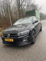 Volkswagen Polo 1.6 TDI 95pk 7-DSG 2018 Zwart R line, Auto's, Volkswagen, 1203 kg, Leder en Stof, Zwart, USB