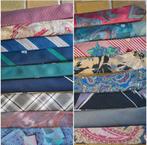 Vintage 17 stropdassen jaren +/_ 1980, Ophalen of Verzenden, Zo goed als nieuw, Met patroon