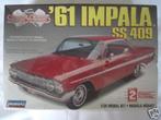 Bouwdoos 1961 Chevy Impala 409SS Lindberg, Overige merken, Auto, Groter dan 1:32, Nieuw