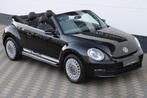 Volkswagen Beetle Cabriolet 2.5 TSI 170PK DSG Leder Cruise!, Auto's, Gebruikt, 4 stoelen, Zwart, Bedrijf