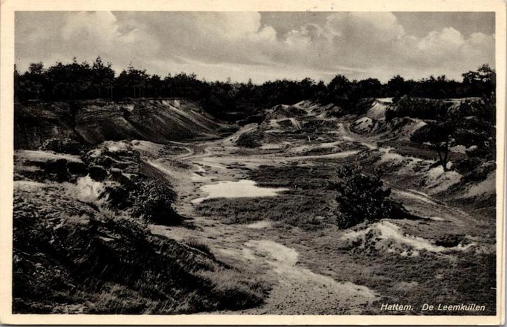 Hattem - De Leemkuilen (1934), Verzamelen, Ansichtkaarten | Nederland, Gelopen, Gelderland, 1920 tot 1940, Verzenden