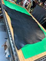 Zwarte patina-vintage tuigleer 2,5-3 mm dikte soepel nr1, Hobby en Vrije tijd, Zwart, Leer of Kunstleer, Ophalen of Verzenden