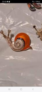 Slak broche, Sieraden, Tassen en Uiterlijk, Ophalen, Nieuw, Overige materialen