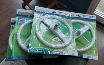 4 stuks Super Duralux Circle E27 lampen-24 watt-1500 lumen. beschikbaar voor biedingen