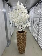 Prachtig schelpenvazen met bloesemboom, Huis en Inrichting, Woonaccessoires | Kunstplanten en Kunstbloemen, Ophalen of Verzenden