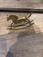Vintage Messing Schommelpaard Ornament, Antiek en Kunst, Ophalen of Verzenden