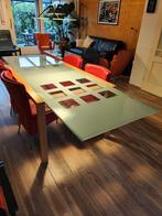 Vintage Ligne Roset Designtafel 140*94 Uitschuifbaar tot 260, Ophalen, Gebruikt, Modern Design, 200 cm of meer
