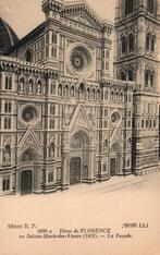 oude ansichtkaart van de facade Dom in Florence, Ophalen of Verzenden, 1920 tot 1940, Ongelopen, Italië