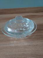 Frans Persglazen Schaaltje met Deksel, Ophalen of Verzenden