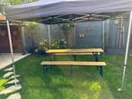Biertafel set huren – tafel + 2 banken – €15,-, Ophalen, Zo goed als nieuw, Overige