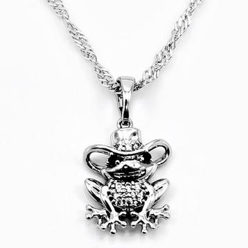 Gerhodineerd XUPING Ketting met Kikker Hanger - Dames beschikbaar voor biedingen