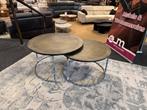 Salontafel 2-Delig Brons €149,- Direct/Leverbaar/Nieuw, Huis en Inrichting, Tafels | Salontafels, Ophalen, Rond, Nieuw, 50 tot 100 cm