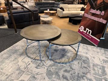 Salontafel 2-Delig Brons €149,- Direct/Leverbaar/Nieuw beschikbaar voor biedingen