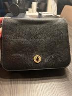 Handtas Tommy Hilfiger zwart met gouden details, Overige merken, Gebruikt, Leer, Zwart