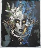 BB.Design - Venetiaans masker - schilderij, Minder dan 50 cm, Nieuw, Ophalen of Verzenden, Schilderij