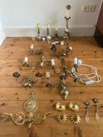 Heel veel elektrische wandkaarsjes kitsch wandlampjes kaars, Ophalen of Verzenden, Gebruikt, Metaal, Kitsch camp barok burlesk burlesque