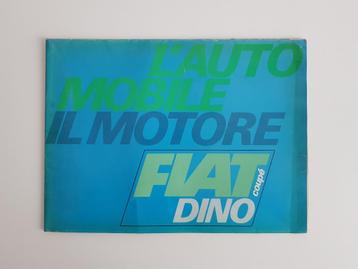 Originele Fiat Dino Coupé brochure 160Cv - 1967 - Italiaans beschikbaar voor biedingen