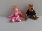 Efteling # vingerpopjes wolf en prinses, Ophalen of Verzenden, Zo goed als nieuw, Beeldje of Poppetje