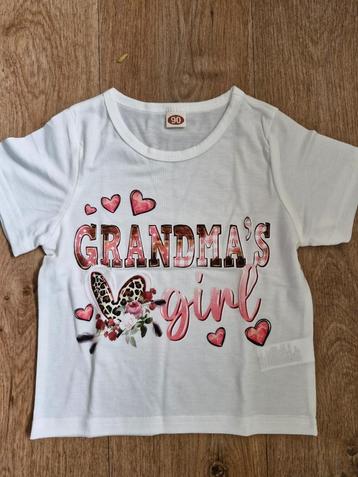 Nieuw shirt Grandma's girl mt 92 beschikbaar voor biedingen