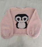korte trui roze - dierenprint h & m maat 122 - 128, Gebruikt, Meisje, Trui of Vest, H&M