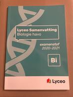 Lyceo Samenvatting Biologie Havo, Boeken, Schoolboeken, HAVO, Biologie, Ophalen of Verzenden, Zo goed als nieuw