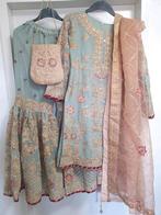 Indiase Garara Kameez Dupetta Feestpak - Maat S, Kleding | Dames, Indian, Overige typen, Overige kleuren, Ophalen of Verzenden