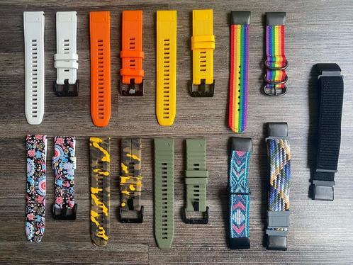 25041 Diverse Polsbanden Quickfit Garmin Fenix 22mm, Sieraden, Tassen en Uiterlijk, Sporthorloges, Nieuw, Ophalen of Verzenden