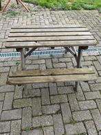 Picknicktafel voor kinderen zware kwaliteit zgan, Tuin en Terras, Rechthoekig, Ophalen of Verzenden, Zo goed als nieuw, Hout